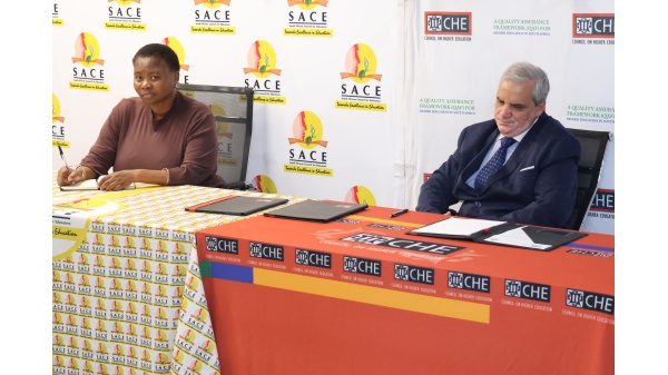 Memorandum of Agreement between SACE and CHE (Council on Higher Education) Image